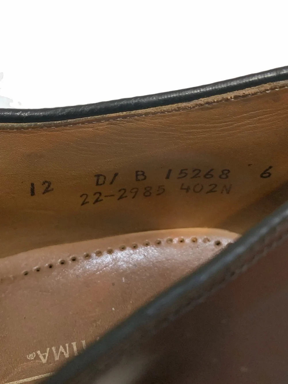 12 / johnston & murphy optima shoes